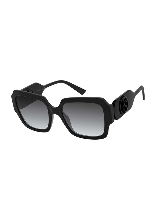 Jessica Simpson On Sale | Statement Square Sunglasses in Black
