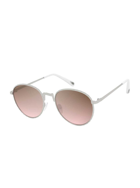 Jessica Simpson For Sale | Stylish Metal Round Sunglasses in Matte Silver