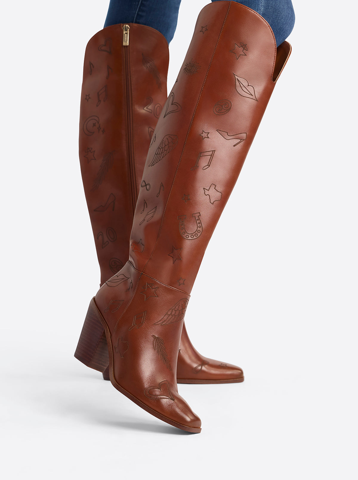 Jessica Simpson Sale | Jessica Simpson 2.0 Ravyn Icon Print Boot in Dark Canyon