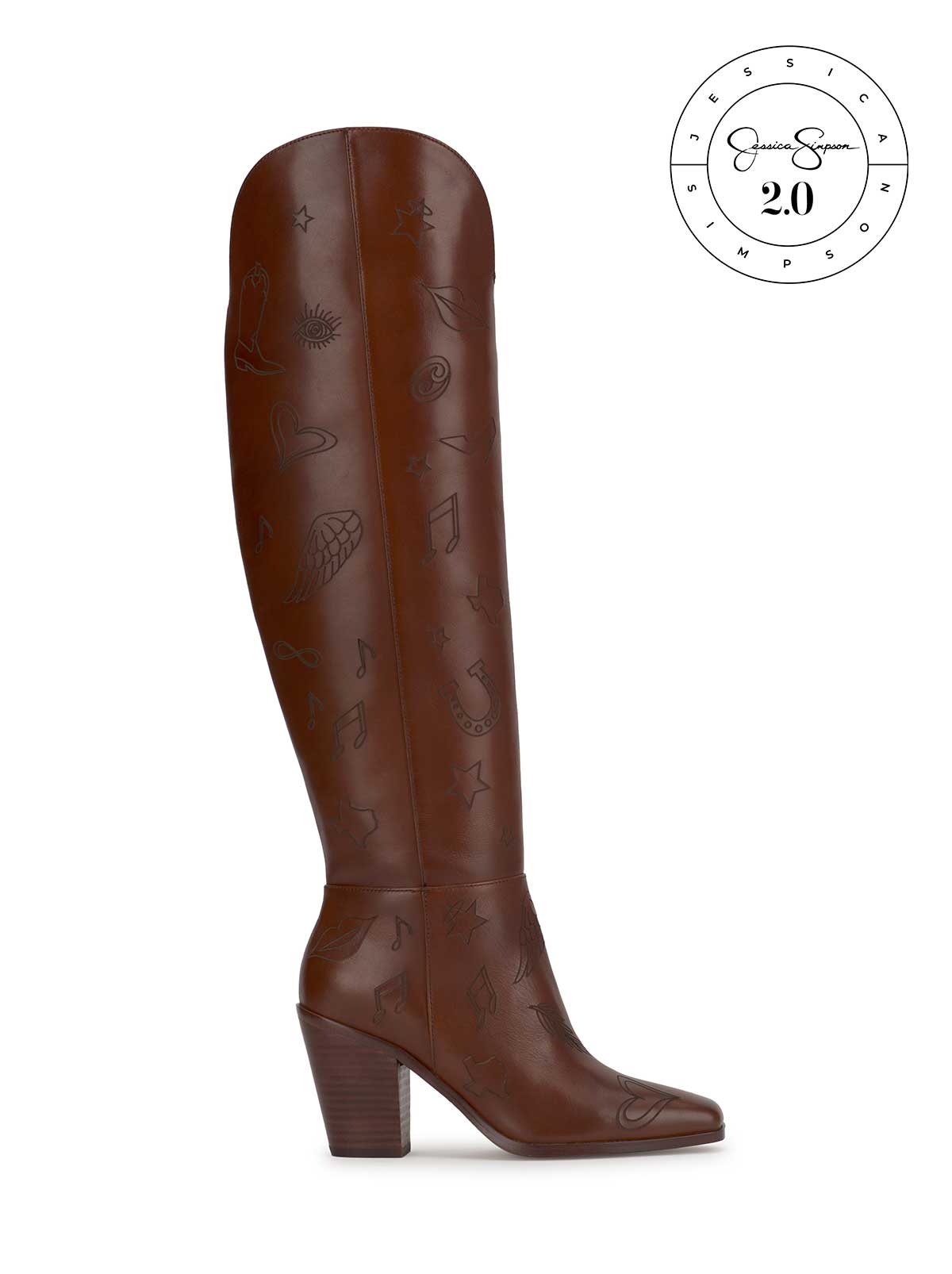 Jessica Simpson Sale | Jessica Simpson 2.0 Ravyn Icon Print Boot in Dark Canyon