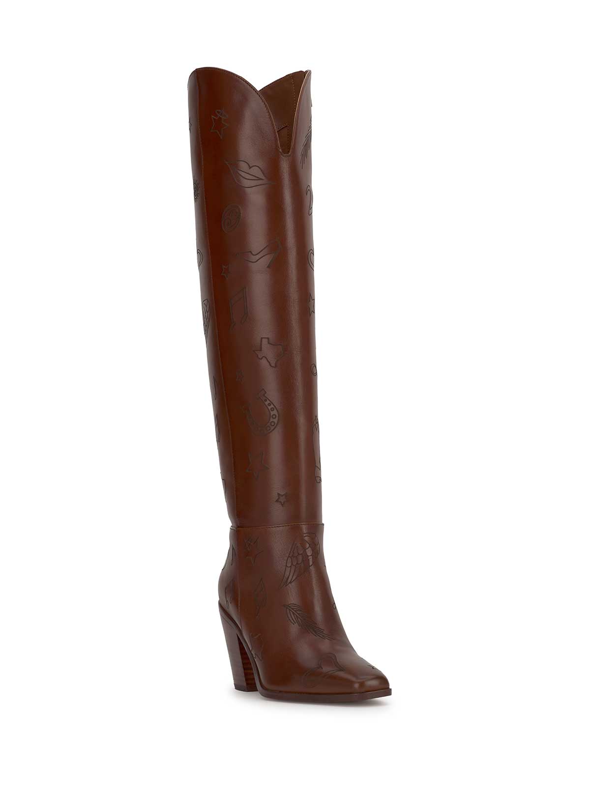 Jessica Simpson Sale | Jessica Simpson 2.0 Ravyn Icon Print Boot in Dark Canyon