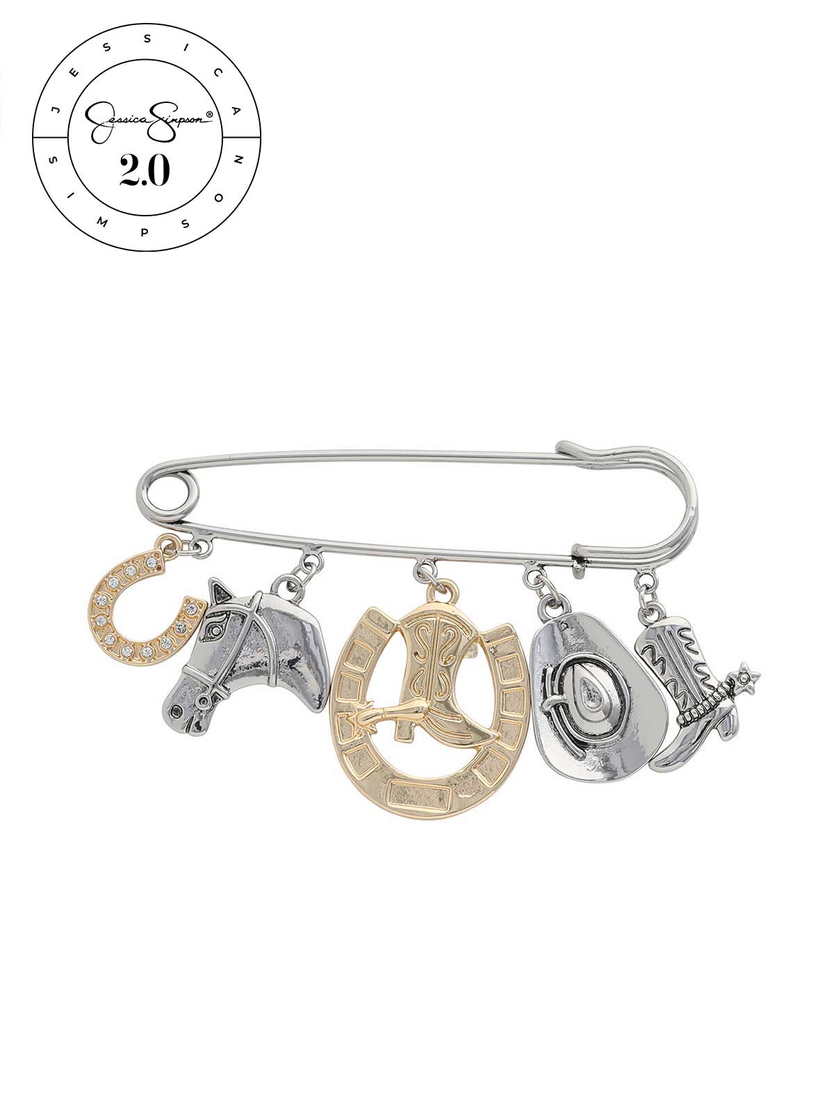 Jessica Simpson Online | Jessica Simpson 2.0 Western Charm Pin Brooch