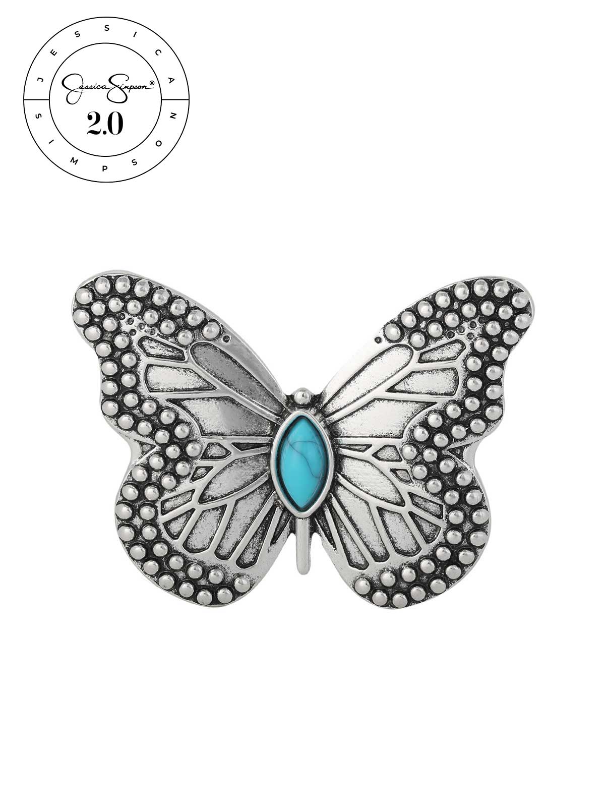 Jessica Simpson On Sale | Jessica Simpson 2.0 Butterfly Turquoise Brooch