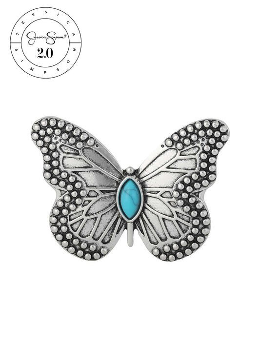 Jessica Simpson On Sale | Jessica Simpson 2.0 Butterfly Turquoise Brooch