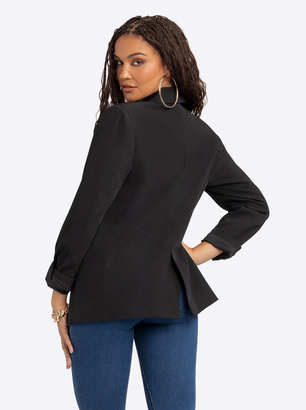 Jessica Simpson Outlet | Jessica Simpson 2.0 Lenna Blazer in Black
