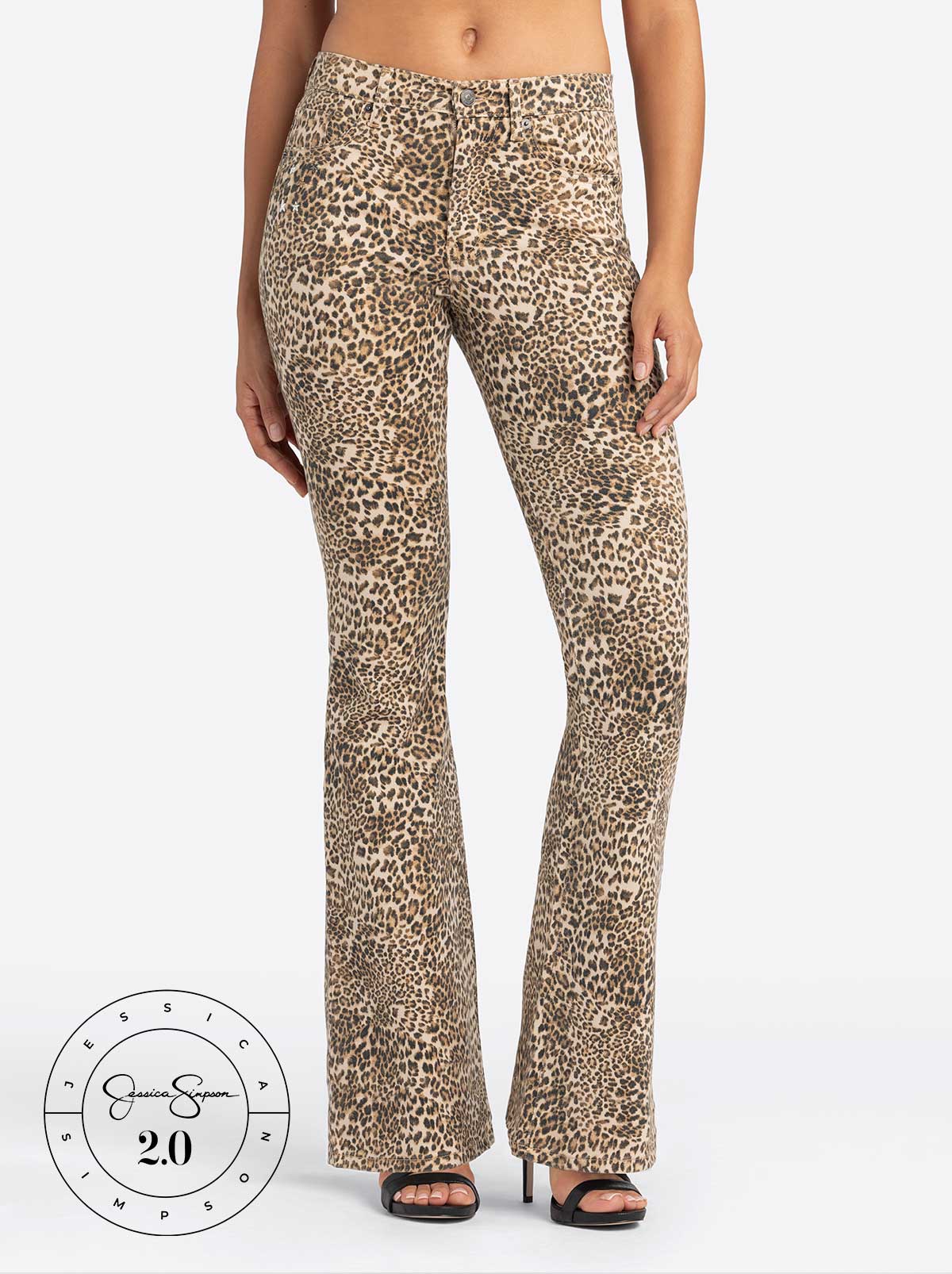 Jessica Simpson Outlet | Jessica Simpson 2.0 Stevie Flare Jeans in Seedpearl
