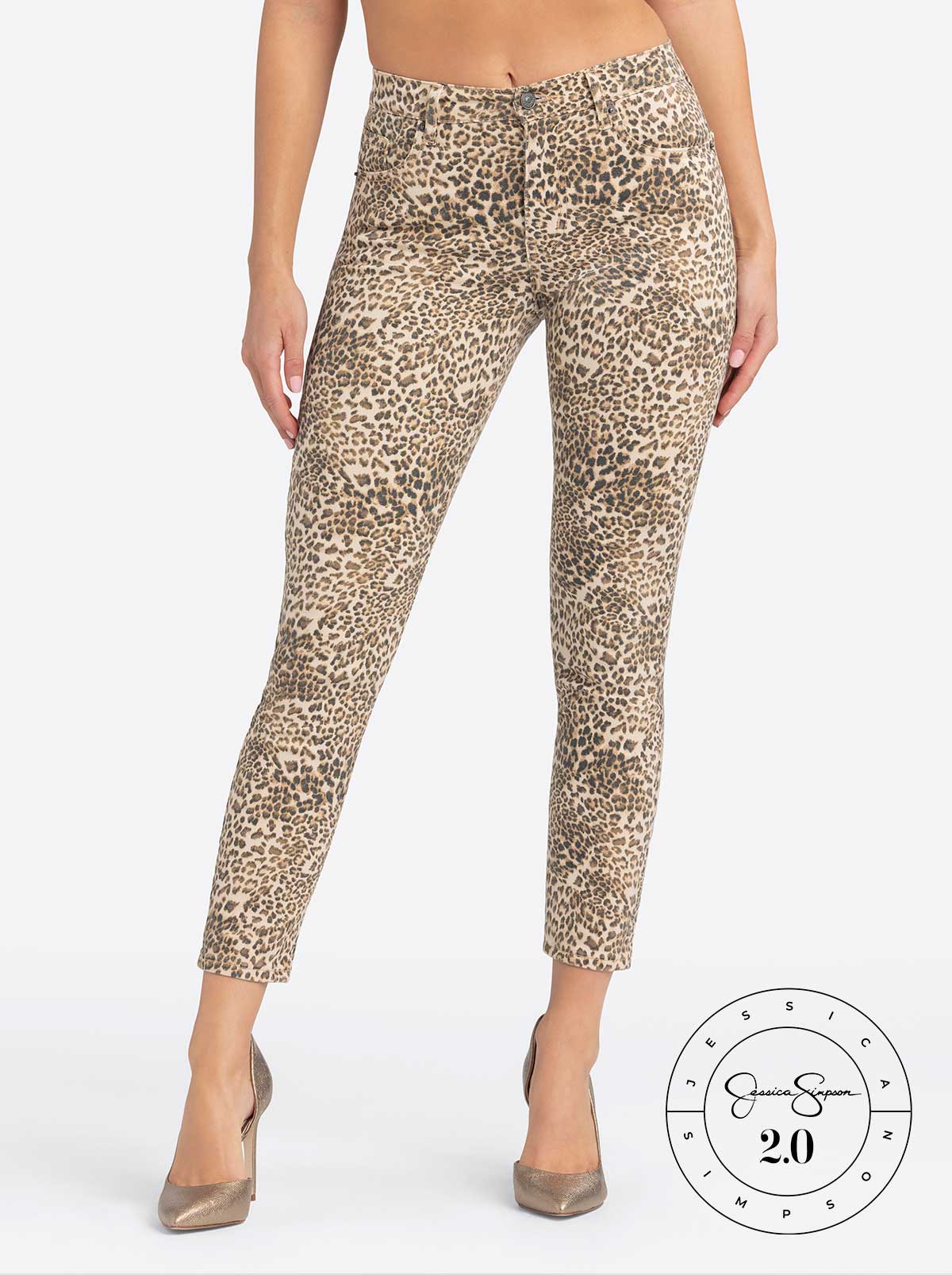Jessica Simpson On Sale | Jessica Simpson 2.0 Debbie High Rise Skinny Jeans in Seedpearl