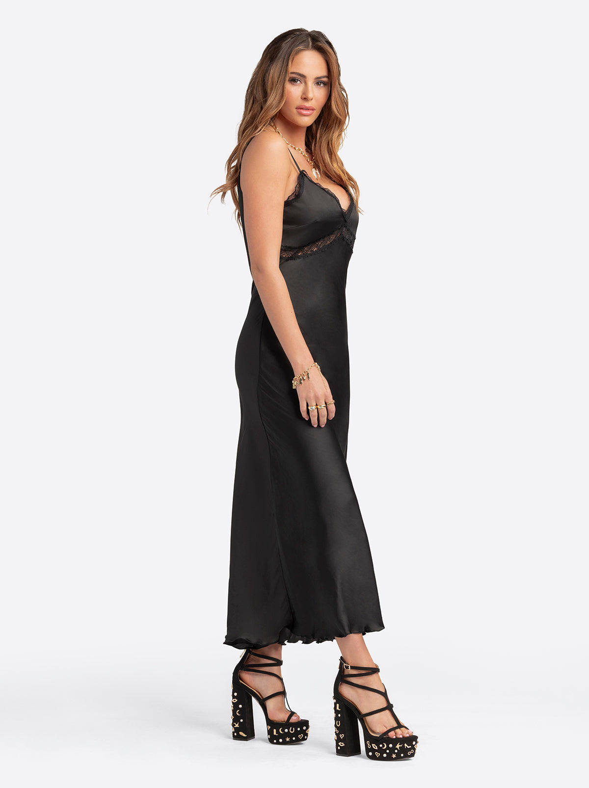 Jessica Simpson For Sale | Jessica Simpson 2.0 Bias Dress in Black