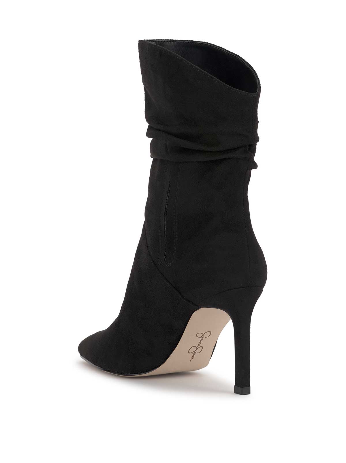 Jessica Simpson Discount | Elisti Scrunch Bootie in Black Suede