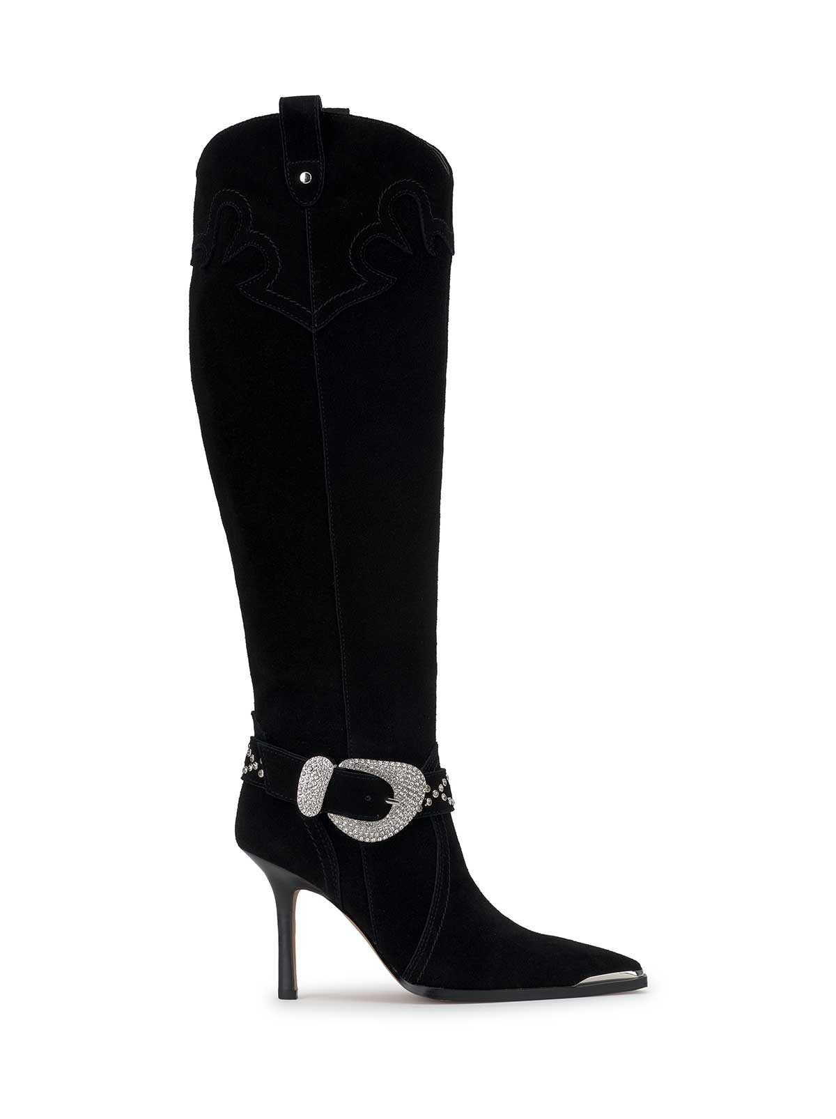 Jessica Simpson Online | Kenzin Tall Boot in Black Suede