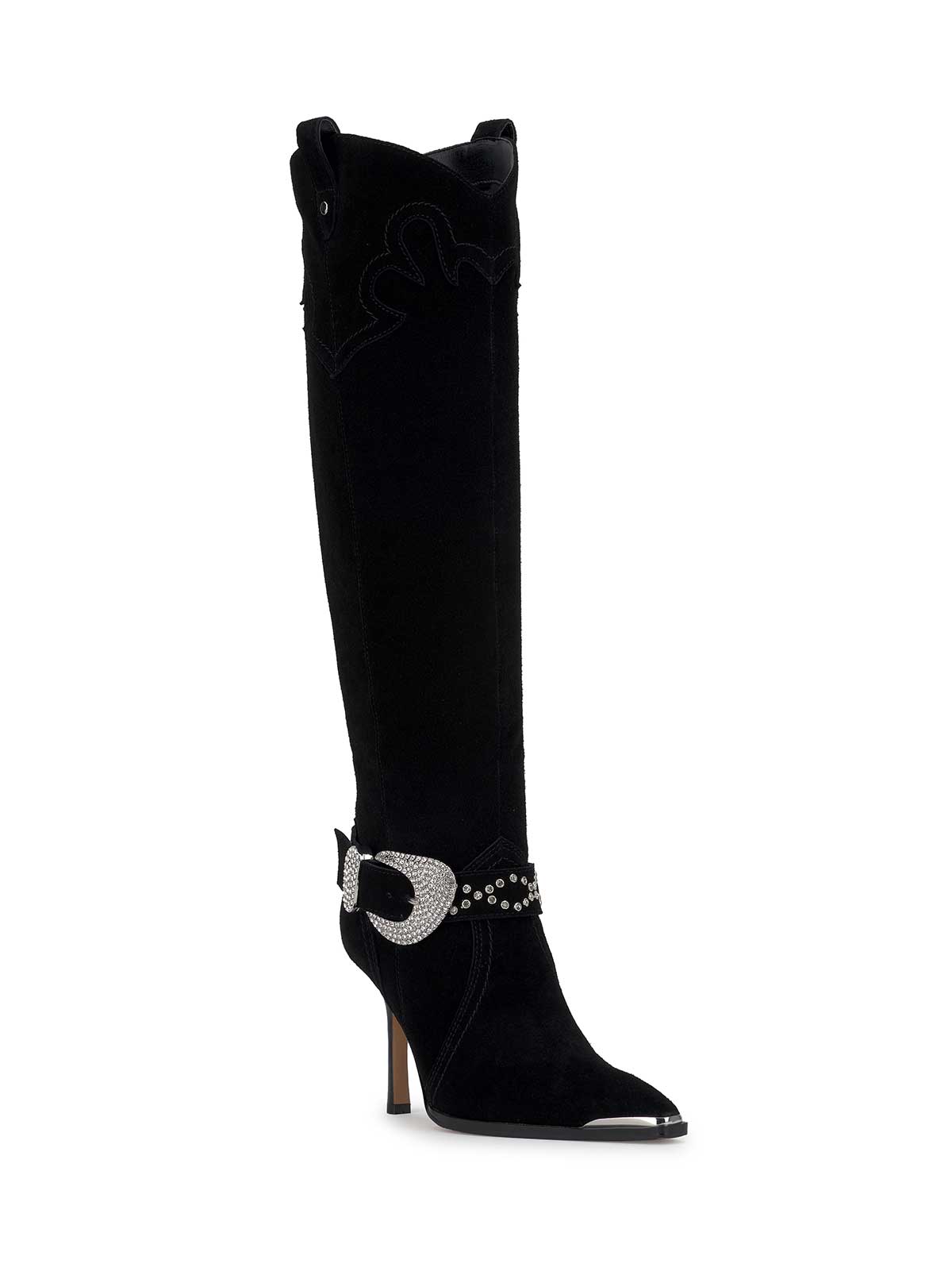 Jessica Simpson Online | Kenzin Tall Boot in Black Suede