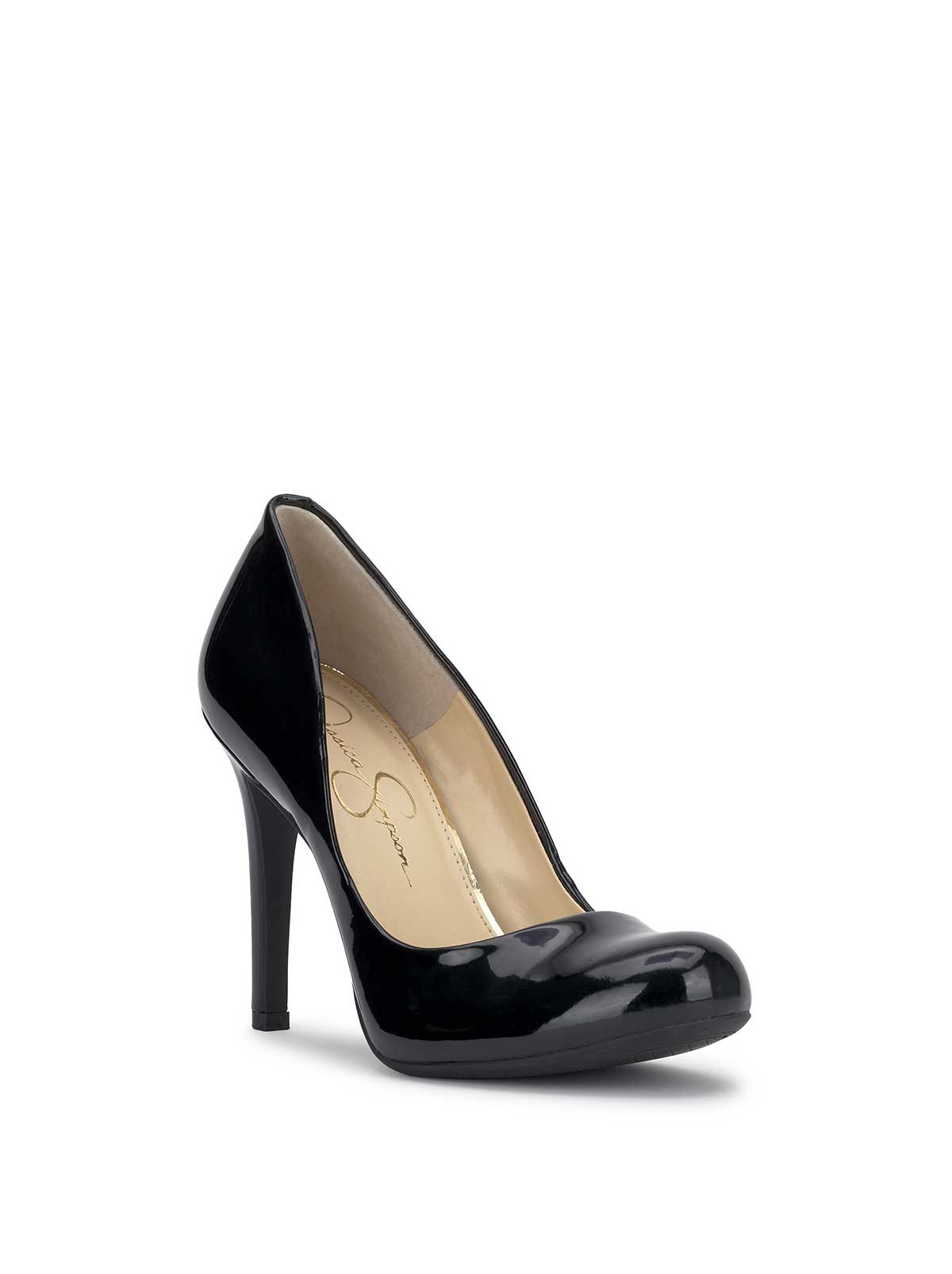 Jessica Simpson Outlet | Calie Pump in Black Patent