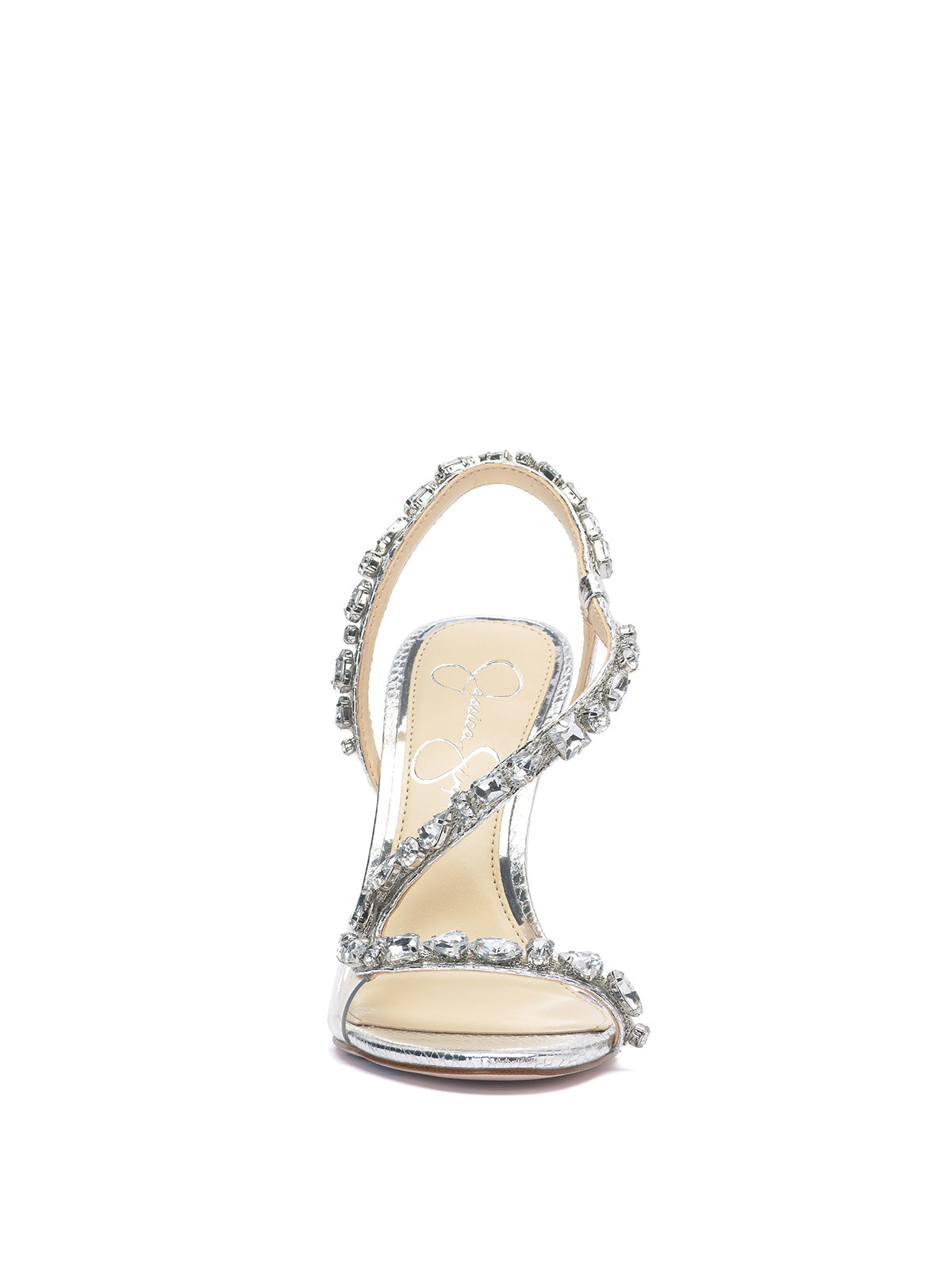 Jessica Simpson Sale | Jaycin High Heel in Silver Snake