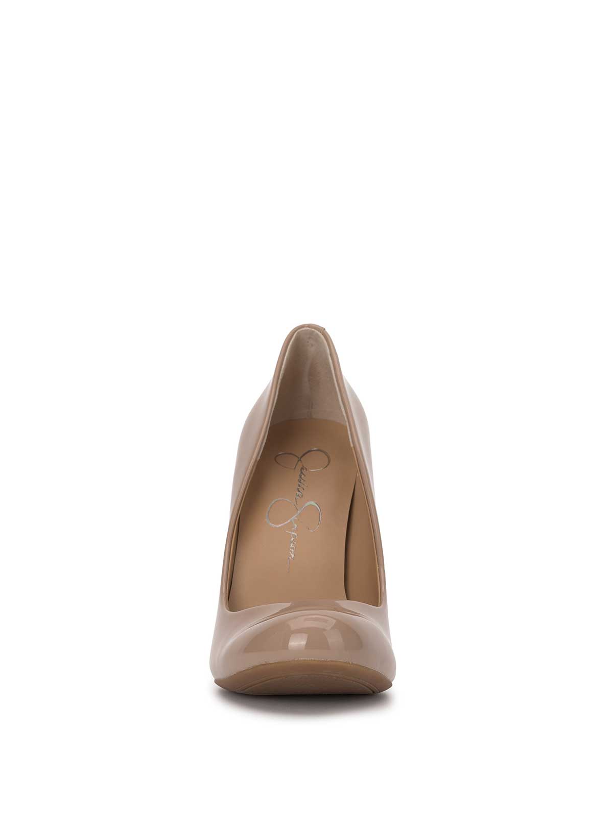 Jessica Simpson Online | Calie Pump in Patent Chai Latte