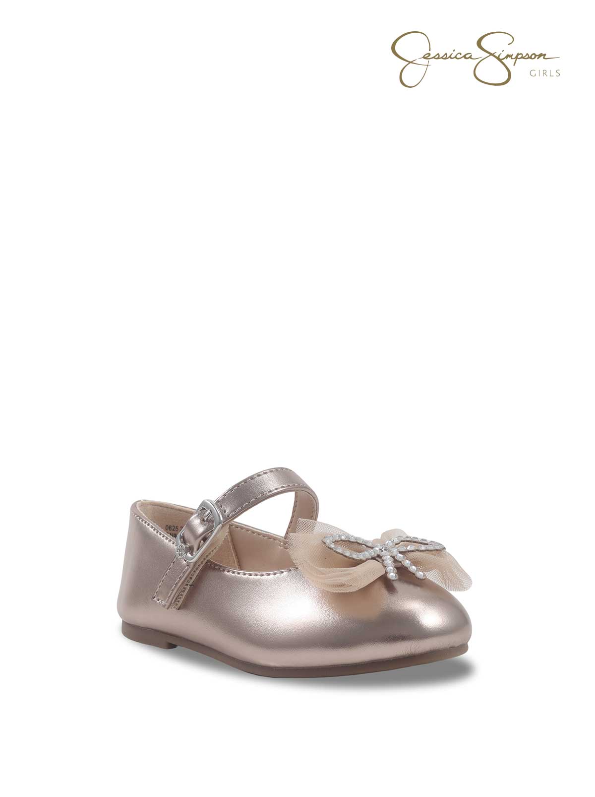 Jessica Simpson Outlet | Toddler Amy Bow Ballet Flat in Champagne