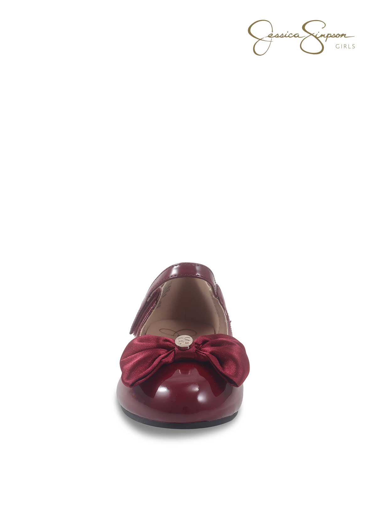 Jessica Simpson Outlet | Girls Amy Big Bow Mary Jane in Maroon