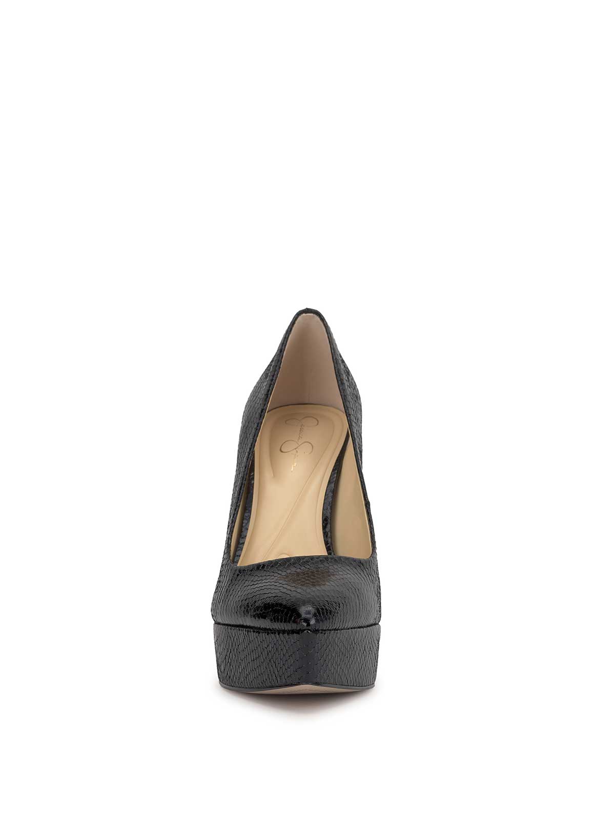 Jessica Simpson On Sale | Sinelia Platform Pump in Black Snake