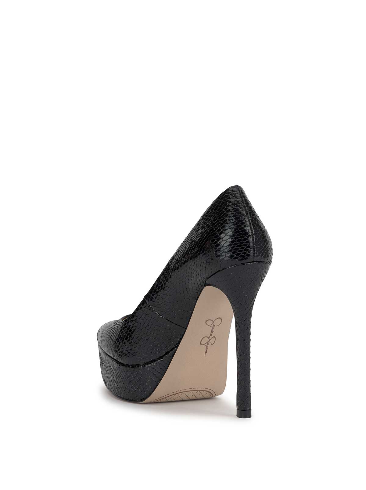 Jessica Simpson On Sale | Sinelia Platform Pump in Black Snake