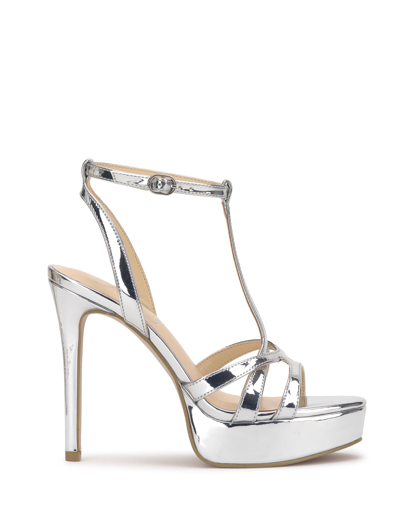 Jessica Simpson Online | Sippete Platform Sandal in Silver