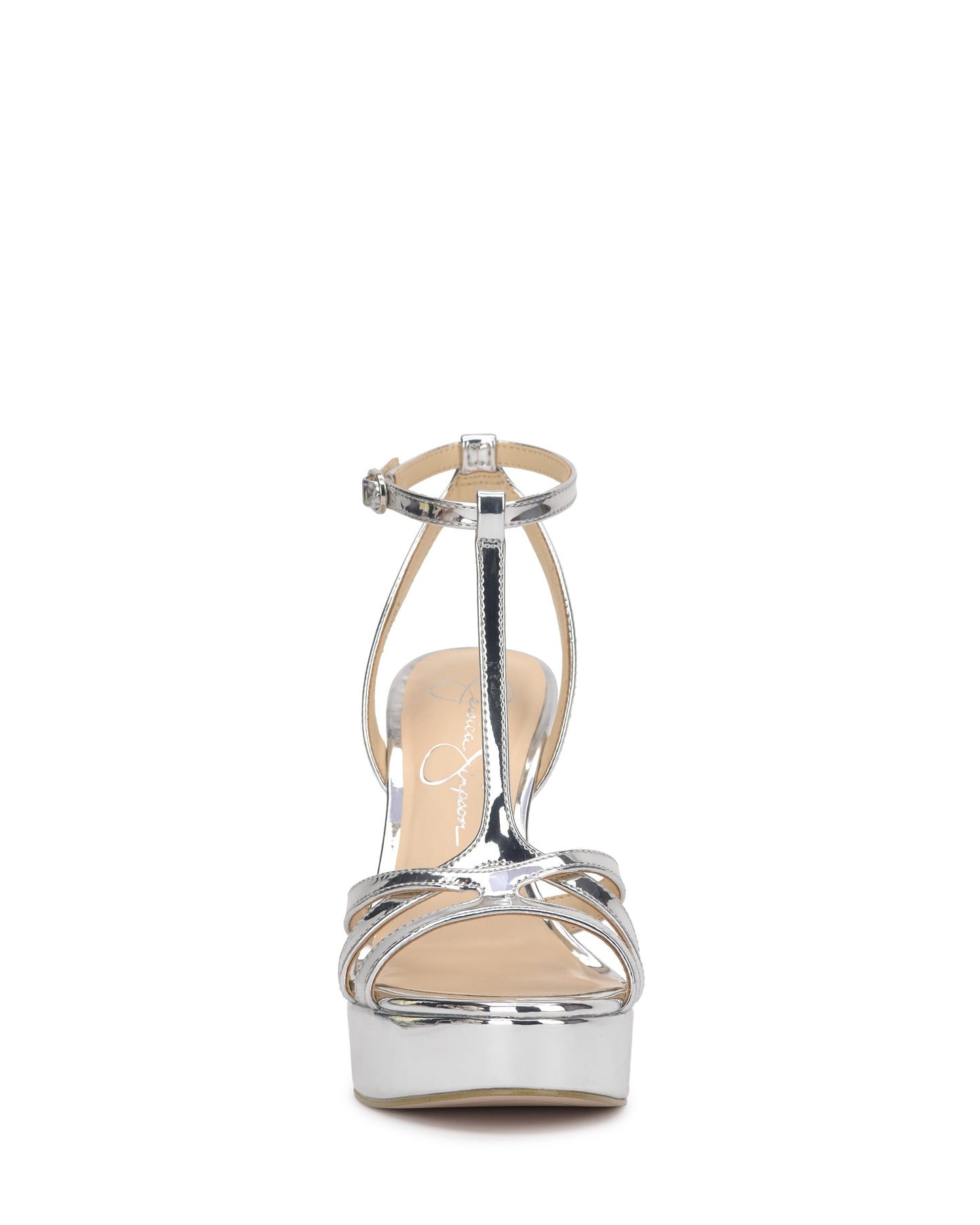 Jessica Simpson Online | Sippete Platform Sandal in Silver