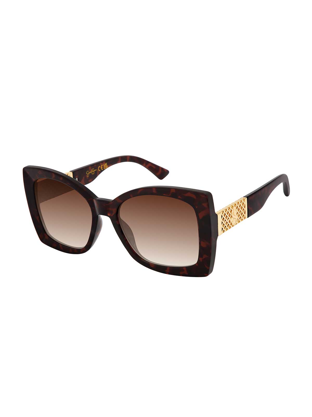 Jessica Simpson Discount | Butterfly Glam Sunglasses in Tortoise