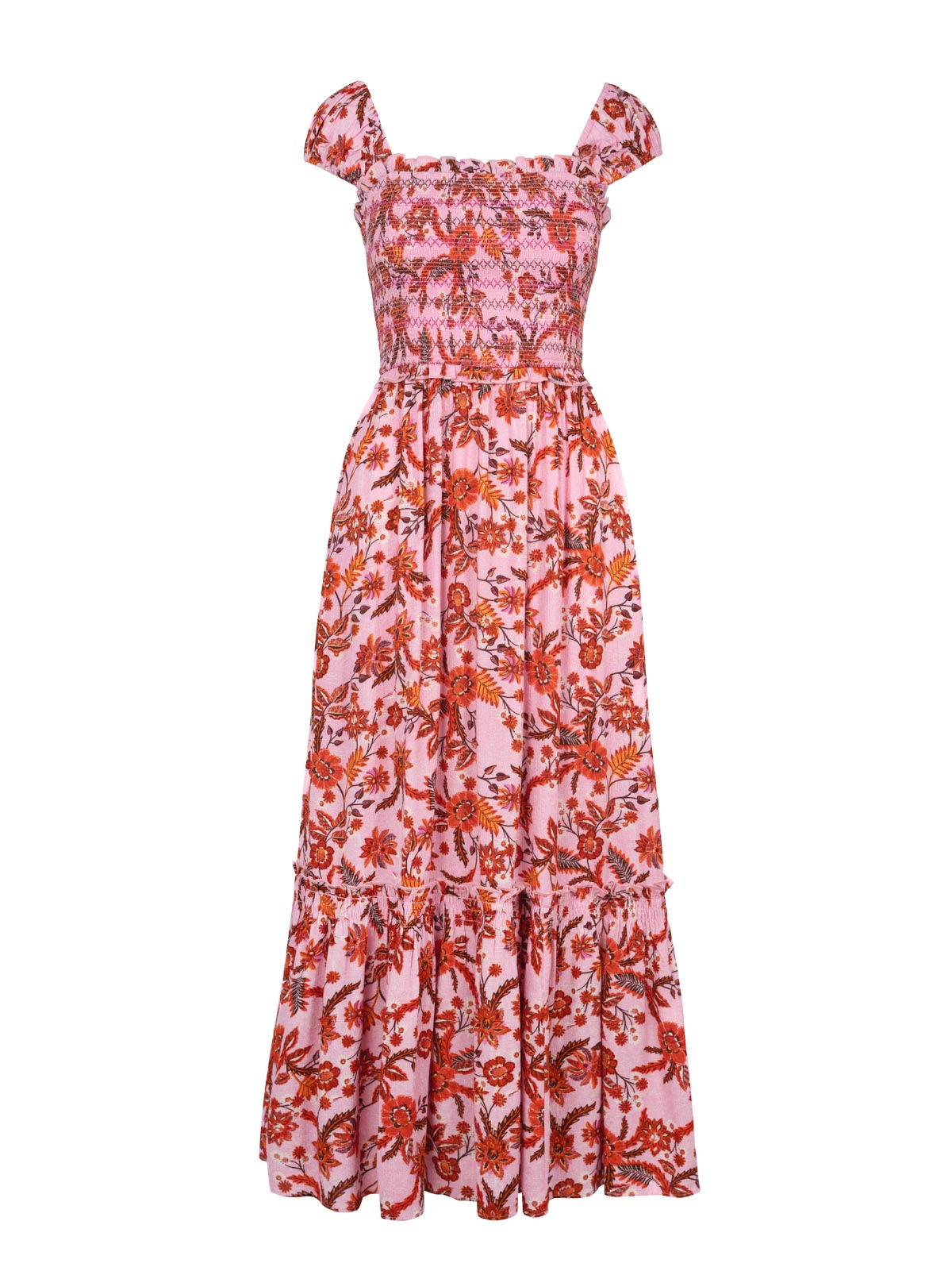 Jessica Simpson Sale | Clarice Maxi Dress in Rosebloom Wild Jacobeans