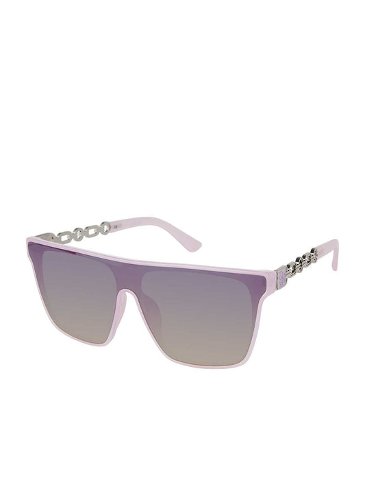 Jessica Simpson Sale | Metal Square Shield Sunglasses in Lavender
