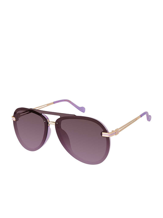 Jessica Simpson Online | Metal Aviator Sunglasses in Light Purple