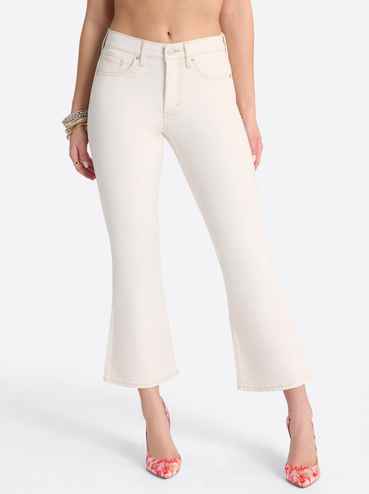 Jessica Simpson Sale | Charmed Ankle Flare in Ecru