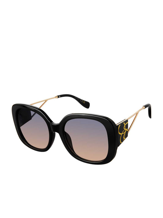 Jessica Simpson Outlet | Oversized Oval Sunglasses in Black