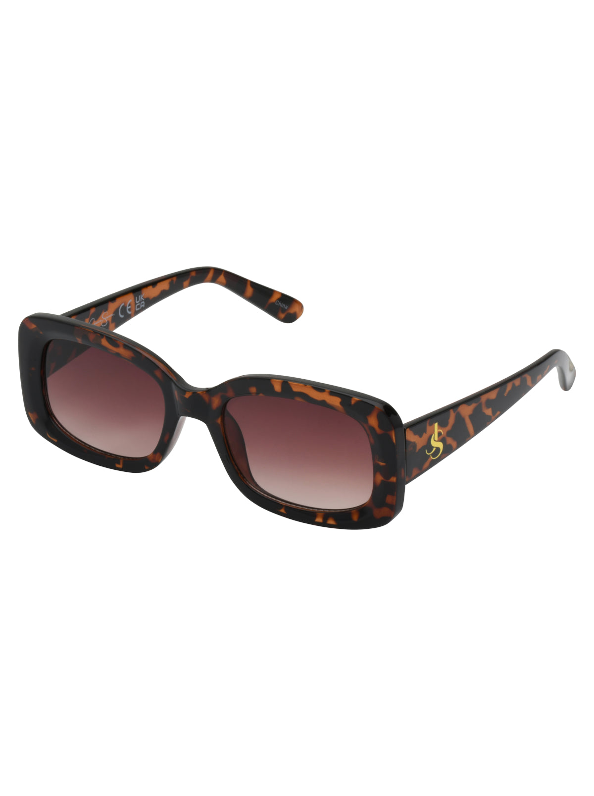 Jessica Simpson Outlet | Retro Sunglasses in Tortoise