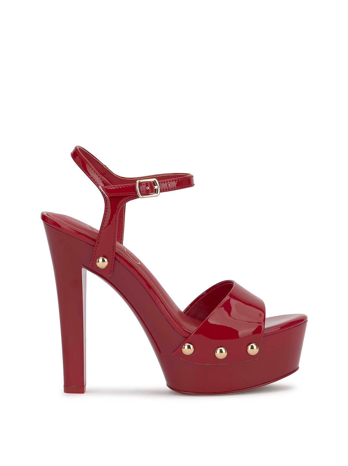 Jessica Simpson For Sale | Calenta Studded Platform in Red Muse