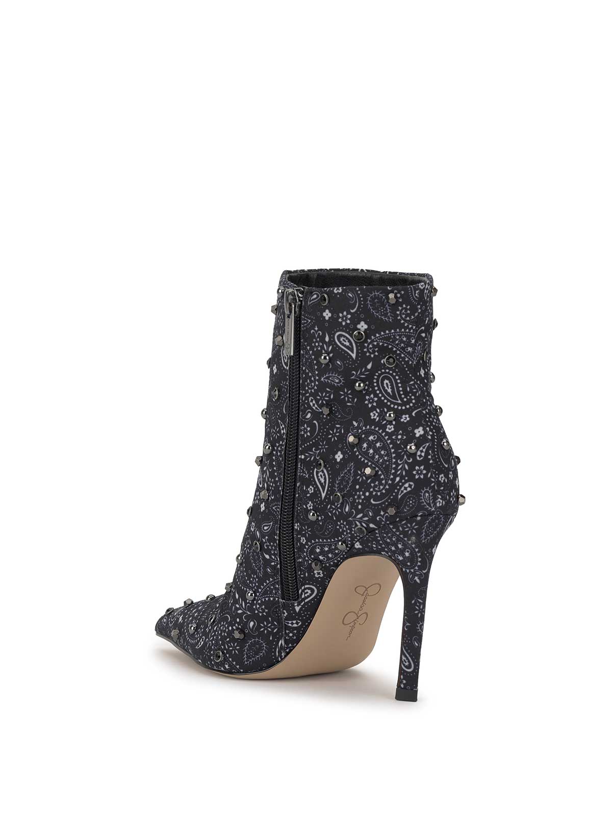 Jessica Simpson Outlet | Wilonix Pointed Toe Bootie in Midnight Bandana