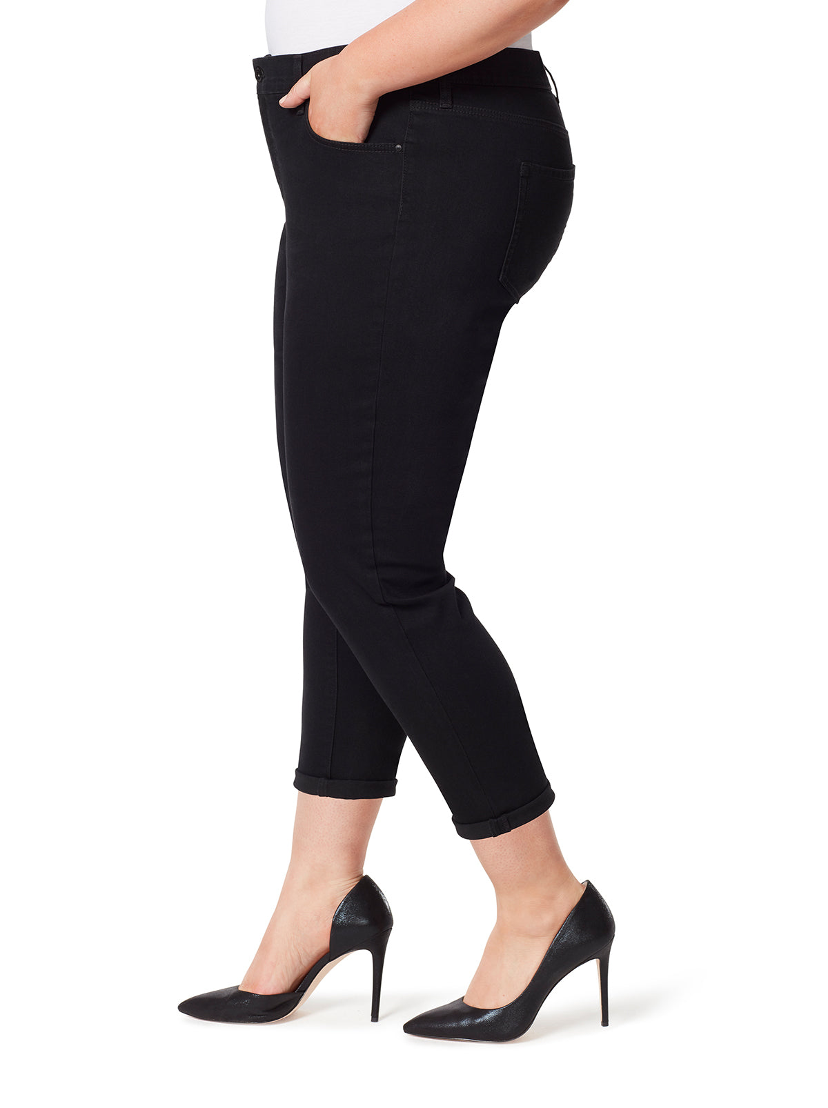 Jessica Simpson Outlet | Mika Best Friend Slouchy Skinny Jeans in Black