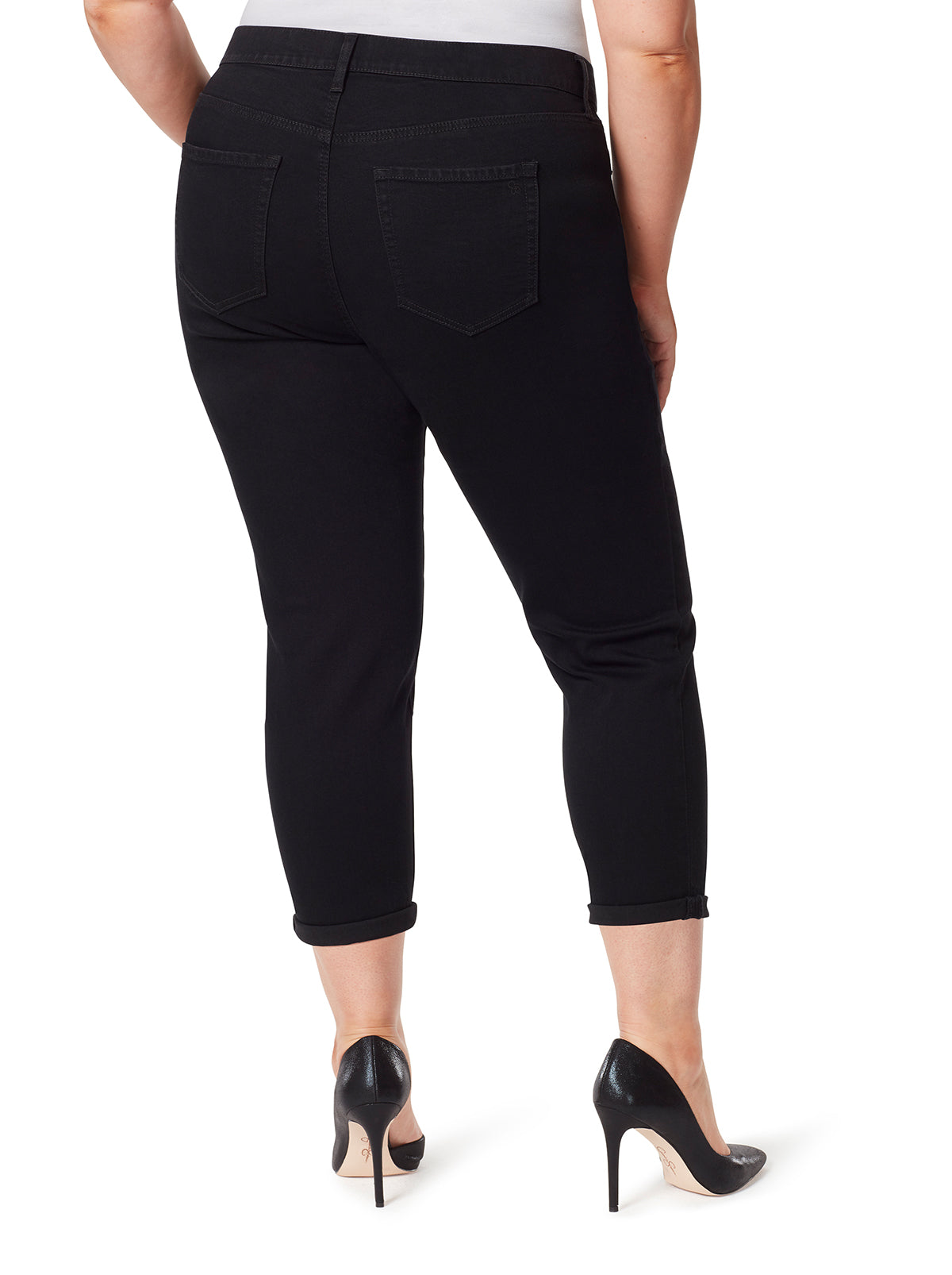 Jessica Simpson Outlet | Mika Best Friend Slouchy Skinny Jeans in Black