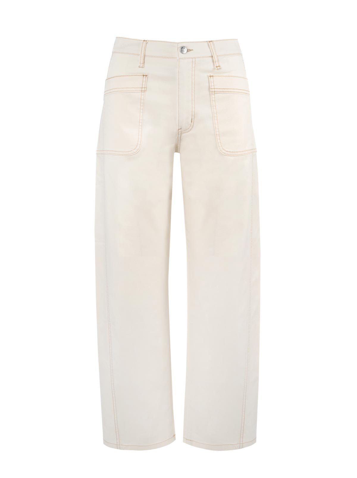 Jessica Simpson For Sale | Relaxed Barrel Jeans in Ecru