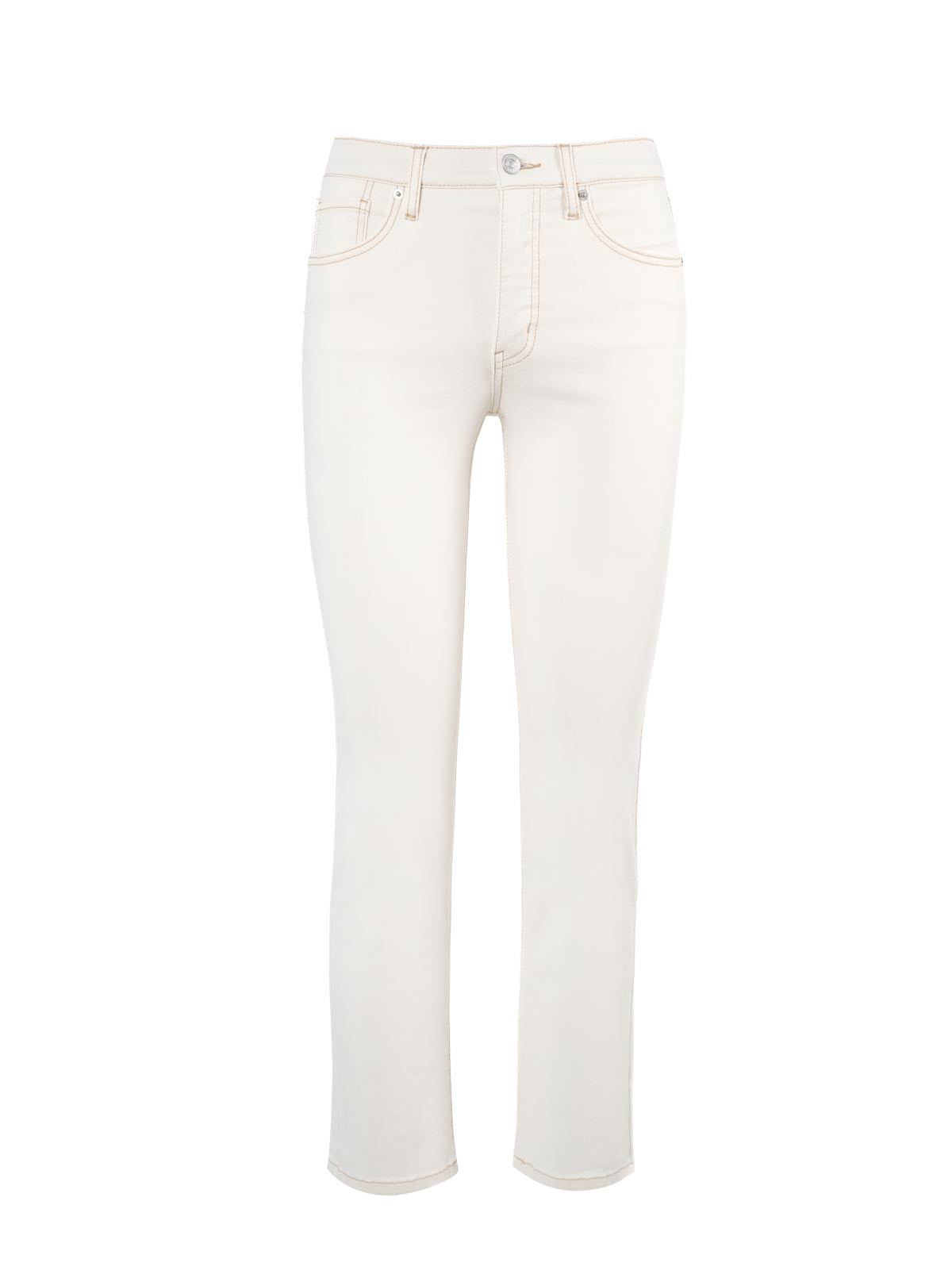 Jessica Simpson Sale | Harmony Straight High Rise Jeans in Ecru