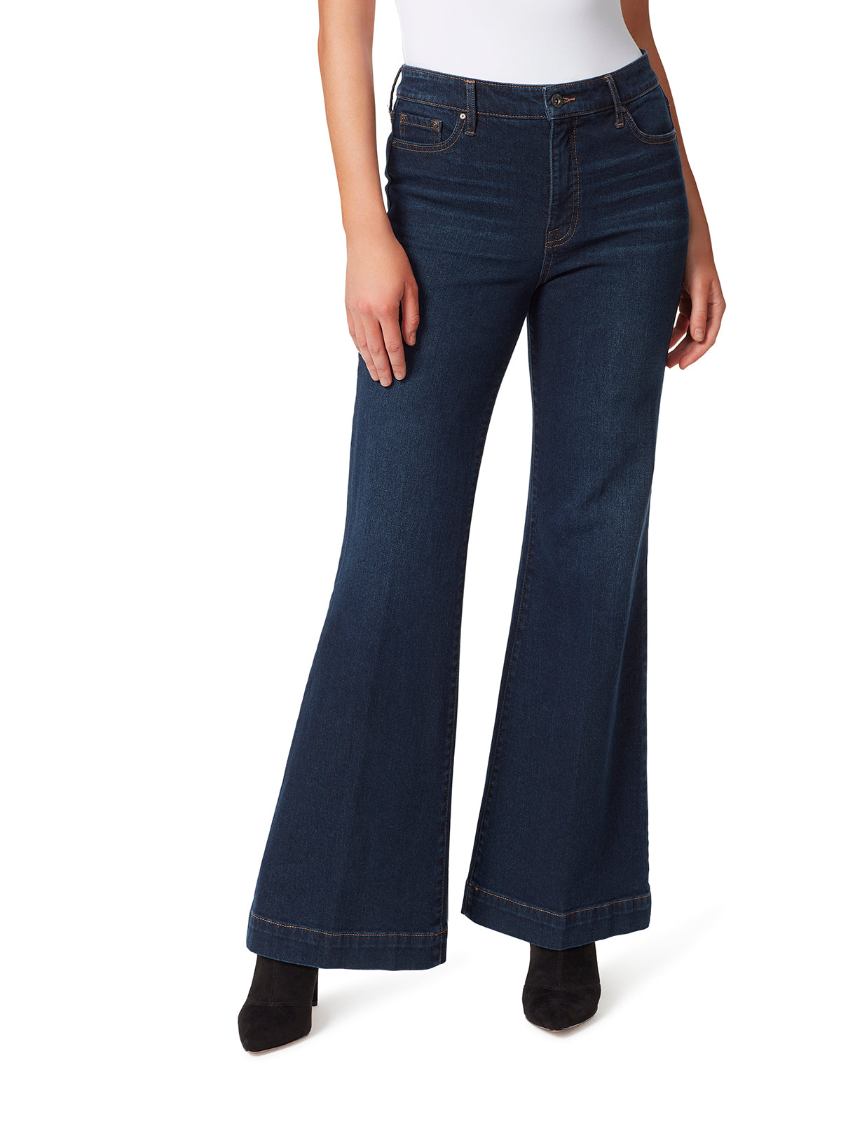 Jessica Simpson Outlet | True Love Wide Leg Trouser Jeans in Ditto