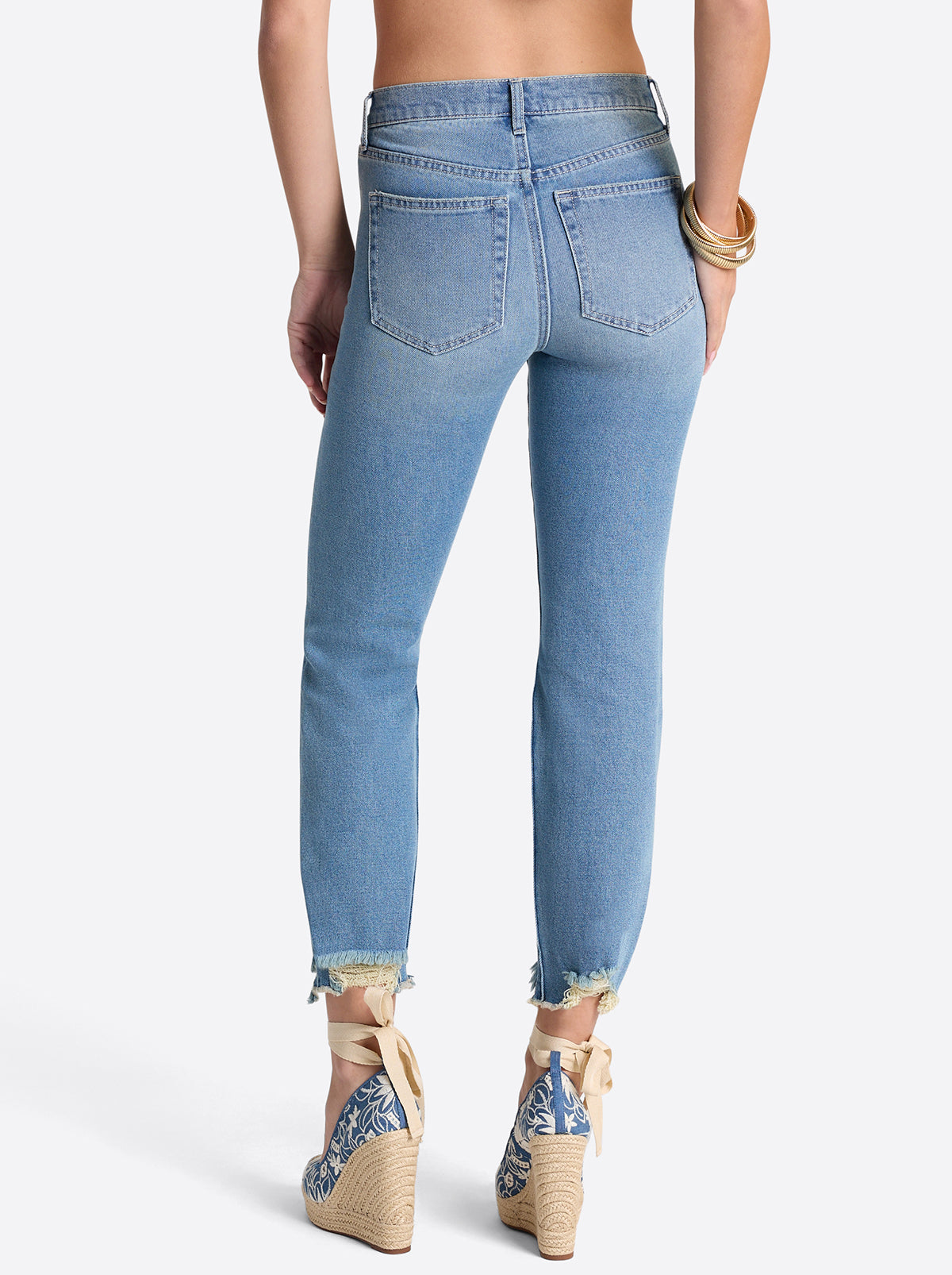 Jessica Simpson Online | Harmony Straight High Rise Jeans in Incline
