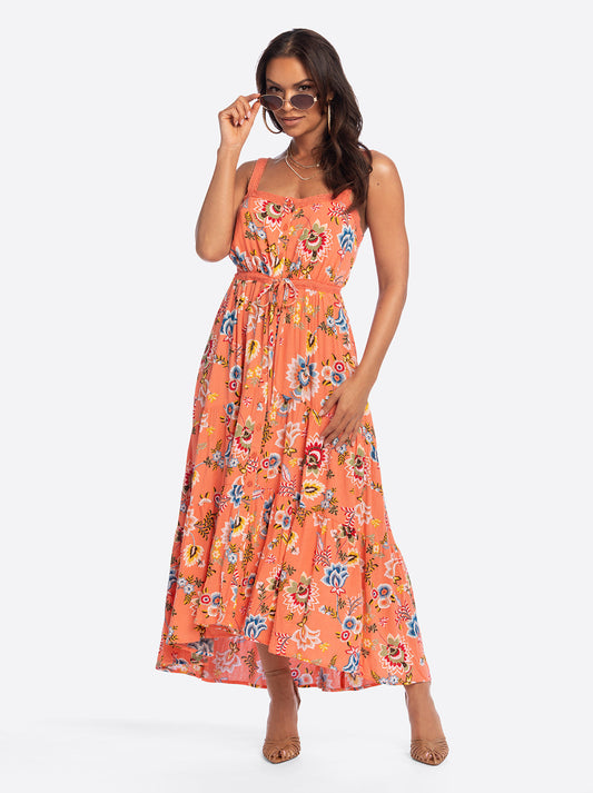 Jessica Simpson Discount | JS Jessica Simpson Sarita Maxi Dress in Emberglow Bohemian