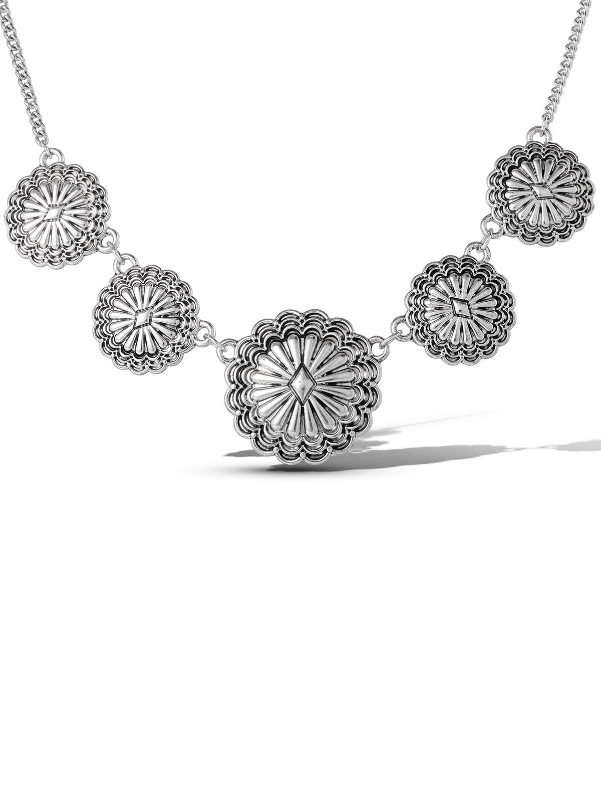 Jessica Simpson For Sale | Antique Casting Flowers Pendant Necklace