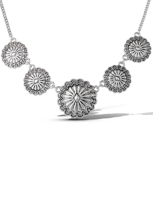 Jessica Simpson For Sale | Antique Casting Flowers Pendant Necklace