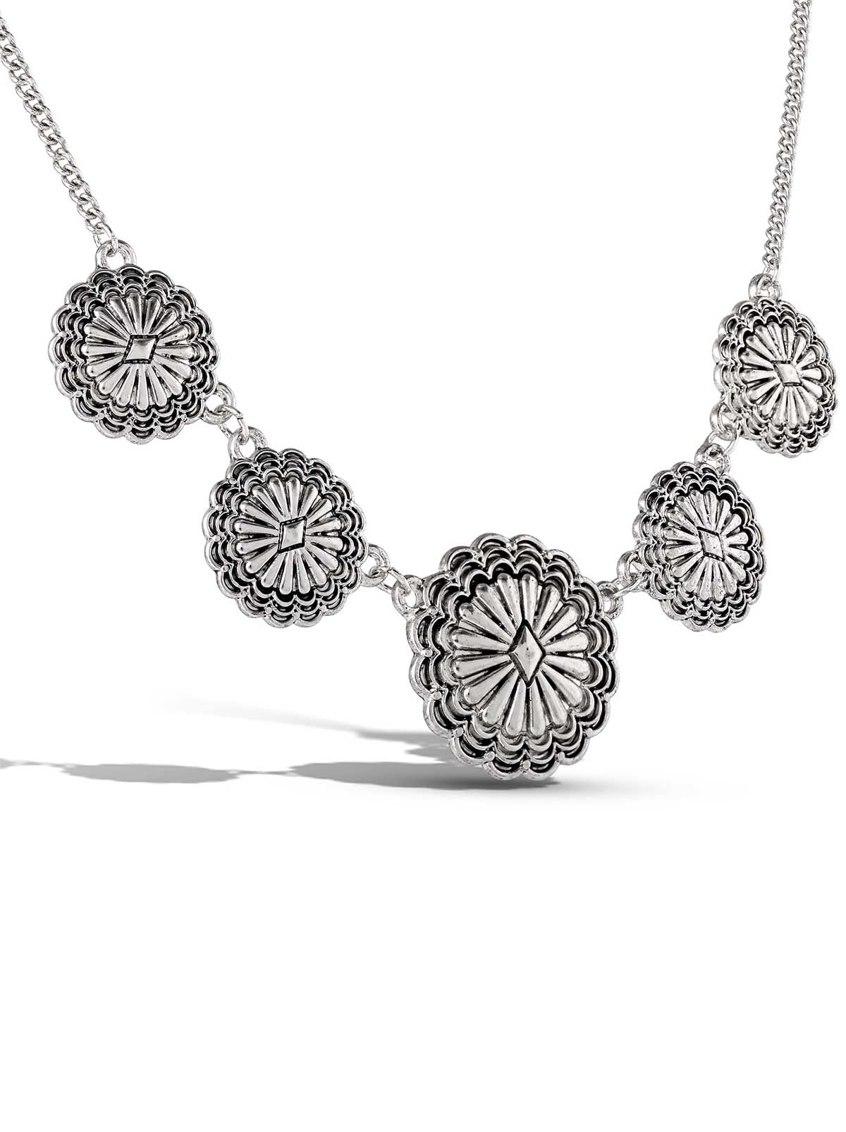 Jessica Simpson For Sale | Antique Casting Flowers Pendant Necklace