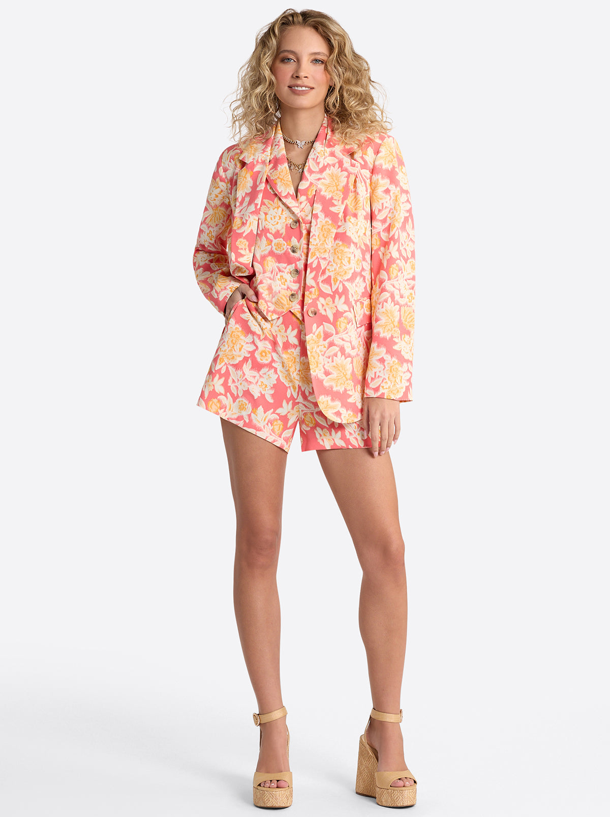 Jessica Simpson On Sale | Kailani Blazer in Dubarry Prairie Clusters