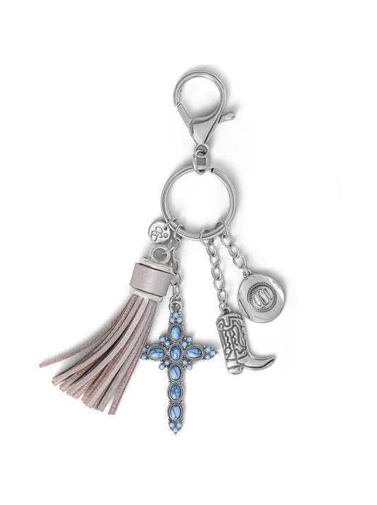 Jessica Simpson Discount | Turquoise Silver Charms Keychain