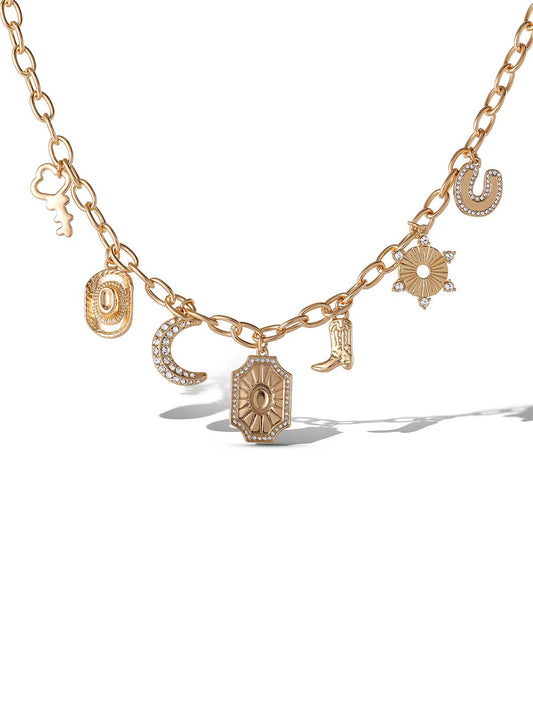 Jessica Simpson For Sale | Multi Charms Necklace