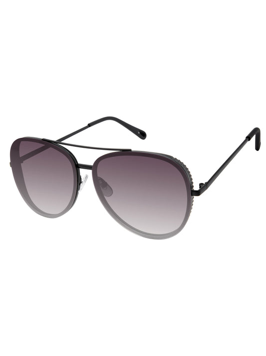 Jessica Simpson Discount | Glam Aviator Pilot Sunglasses in Black Out