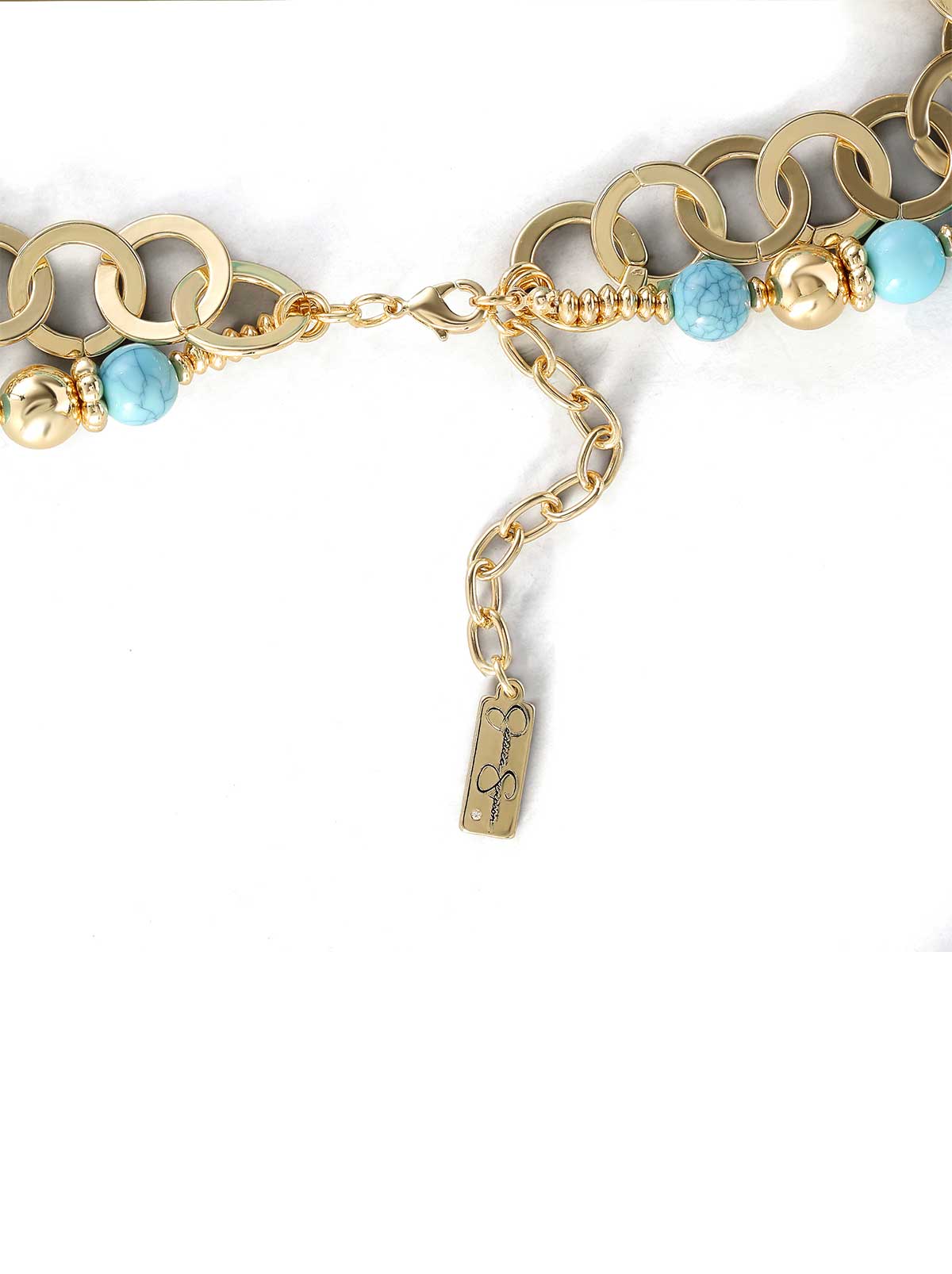 Jessica Simpson Sale | Layered Necklace with Turquoise Beads