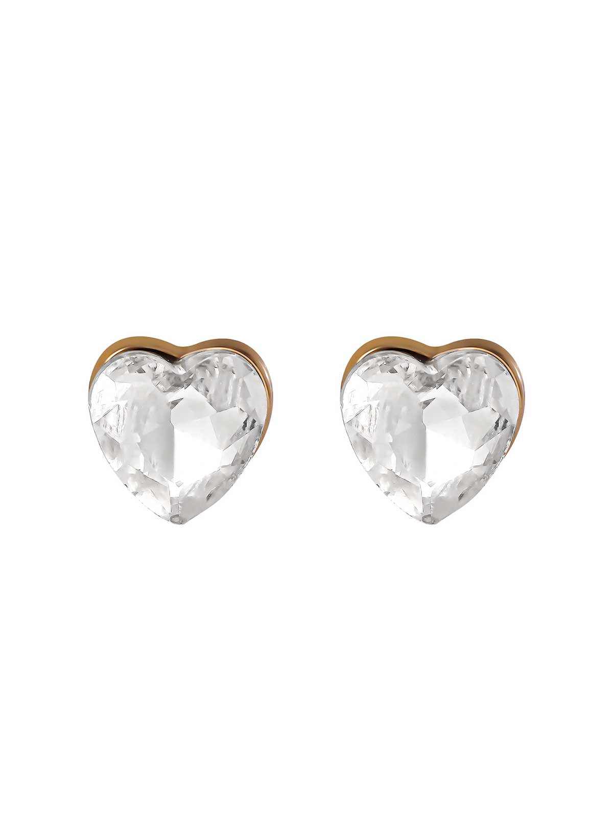 Jessica Simpson Online | Heart Crystal Necklace & Stud Earring Set