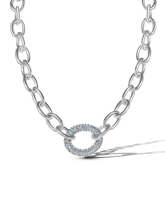 Jessica Simpson For Sale | Overized Link Pendant Necklace